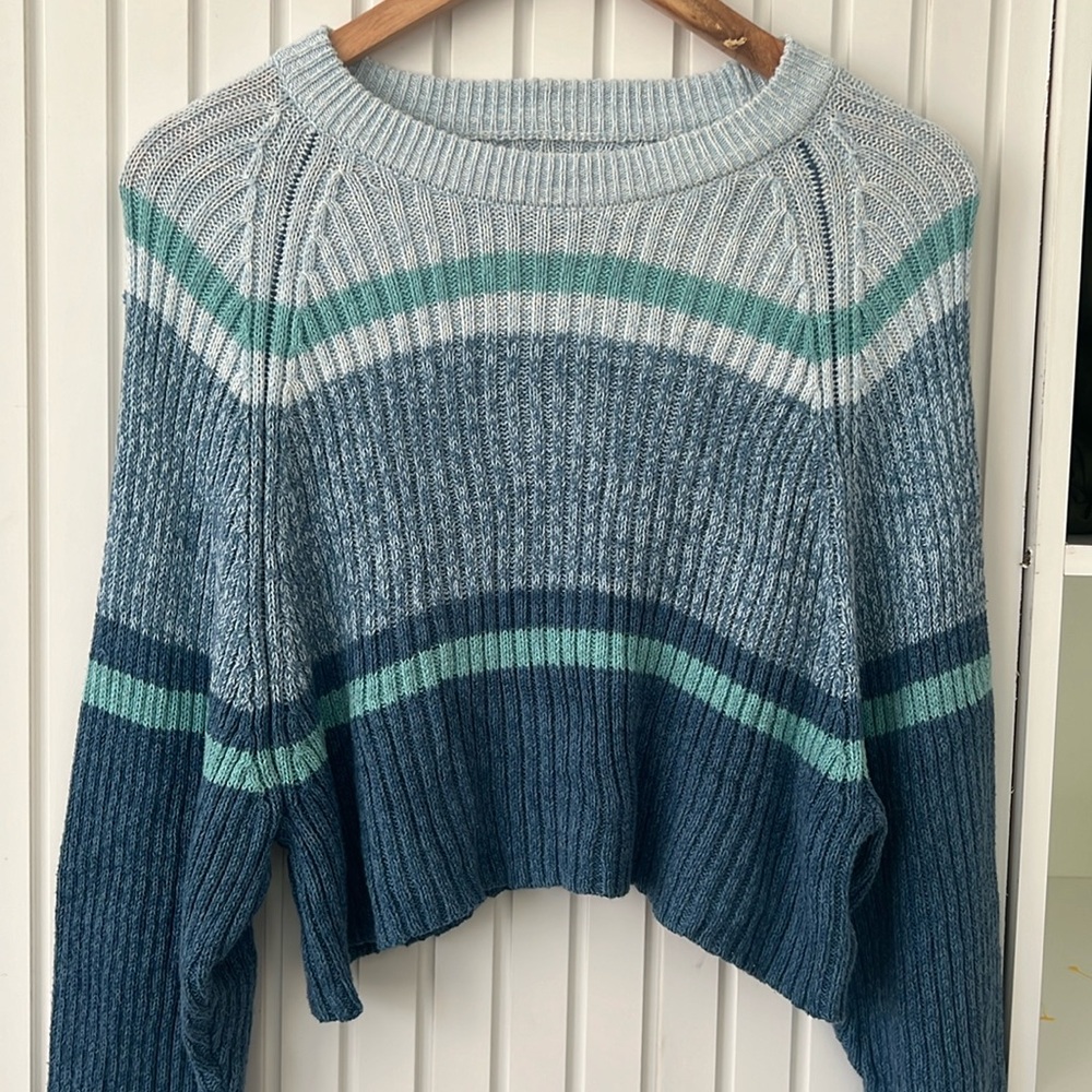 Aeropostale cropped crewneck sweater